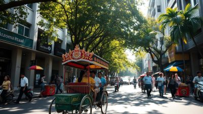 becak wisata kota