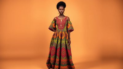 desain pakaian tradisional Benin