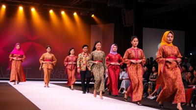 Baju Tradisional Guinea Khatulistiwa dalam Fashion Show