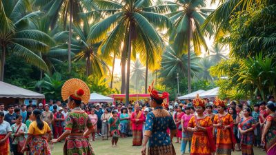 Festival Budaya dengan Baju Tradisional