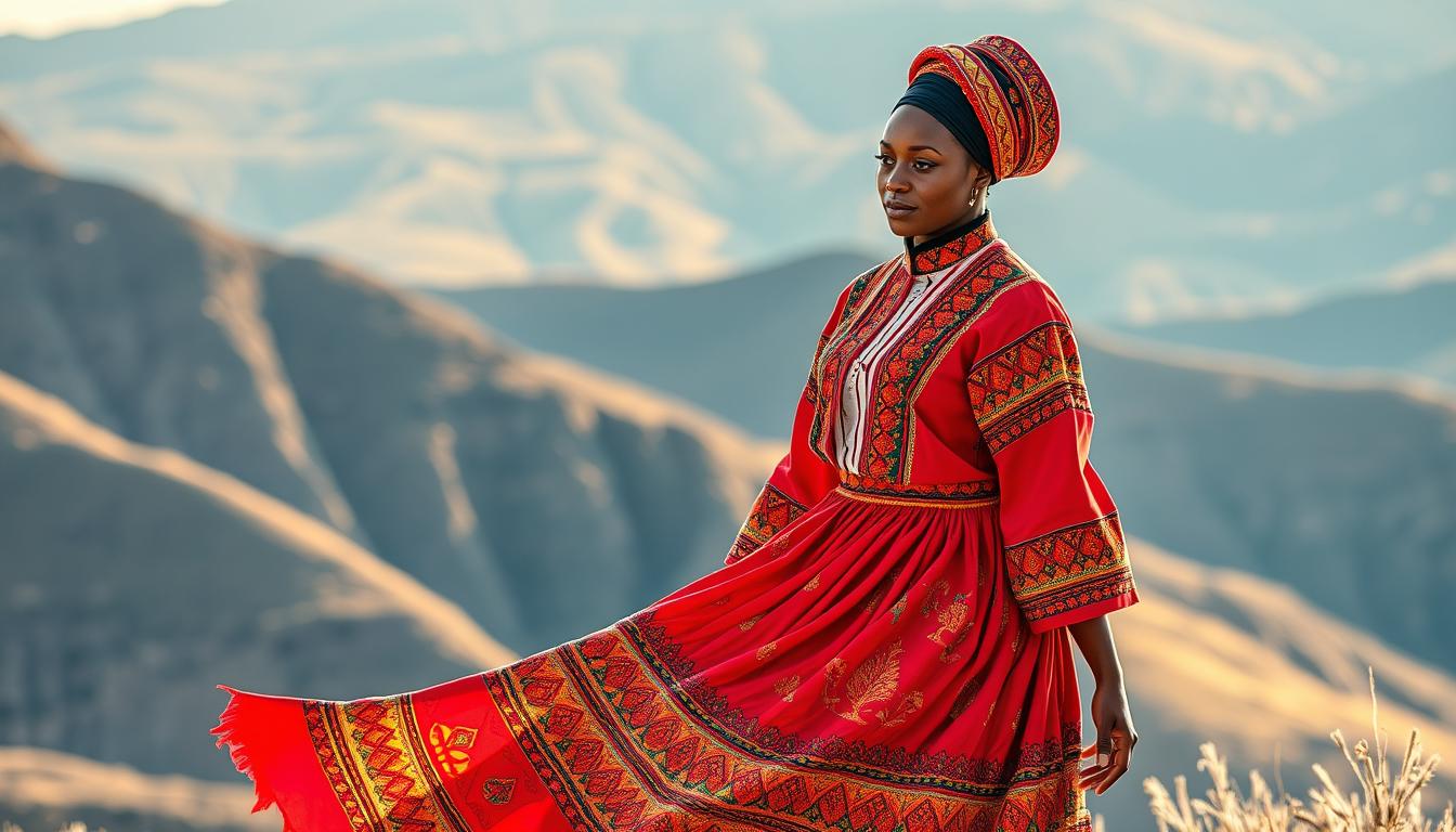 baju tradisional Lesotho
