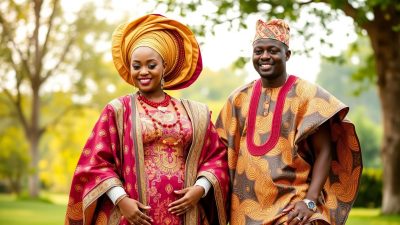 baju tradisional Nigeria pernikahan