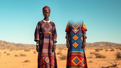 busana tradisional Namibia