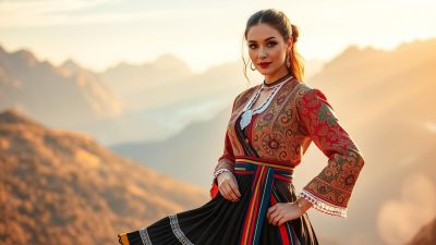 influencer baju tradisional Montenegro