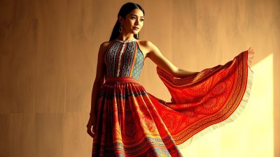 model baju tradisional Nicaragua