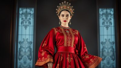 baju tradisional Rusia