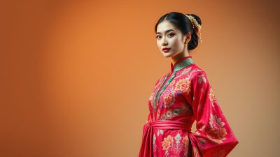 model baju tradisional Singapura