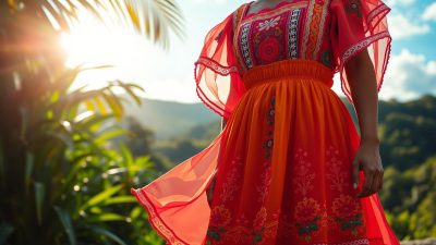 model pakaian tradisional Saint Vincent