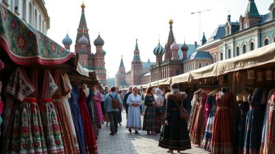 pakaian tradisional Rusia