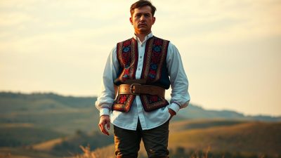 pakaian tradisional pria Rumania pakaian tradisional pria Rumania