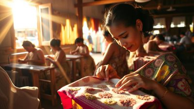 Pengrajin Baju Tradisional Tonga Pengrajin Baju Tradisional Tonga