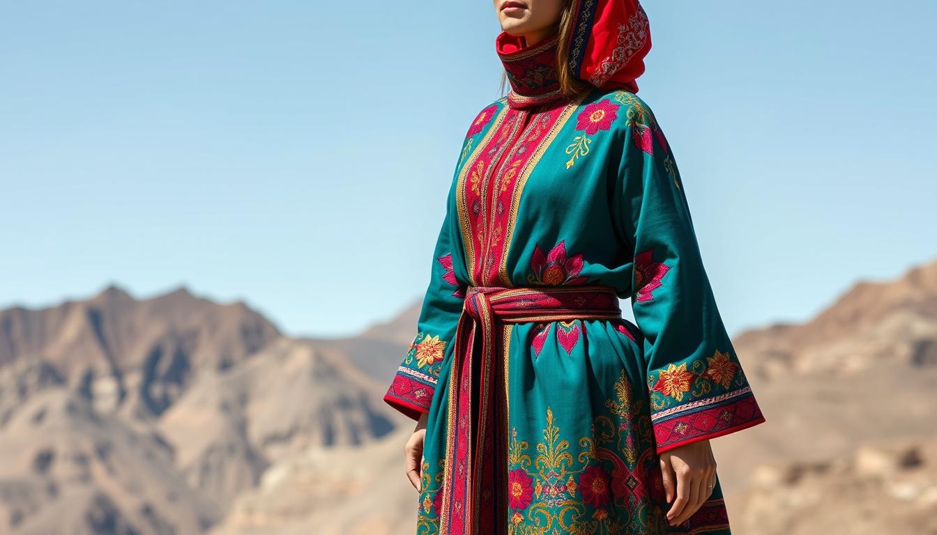 baju tradisional Turkmenistan