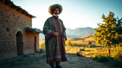 busana adat Turkmenistan busana adat Turkmenistan