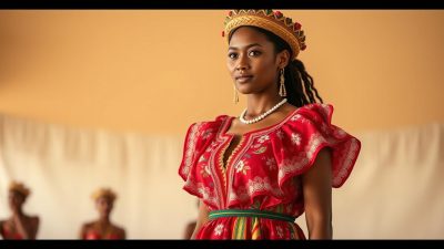 desain baju tradisional Tuvalu