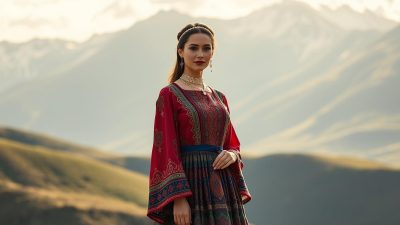 pakaian tradisional Tajikistan